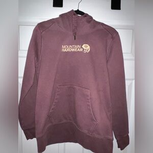 Small mountain hardwear sweatshirt - maroon color